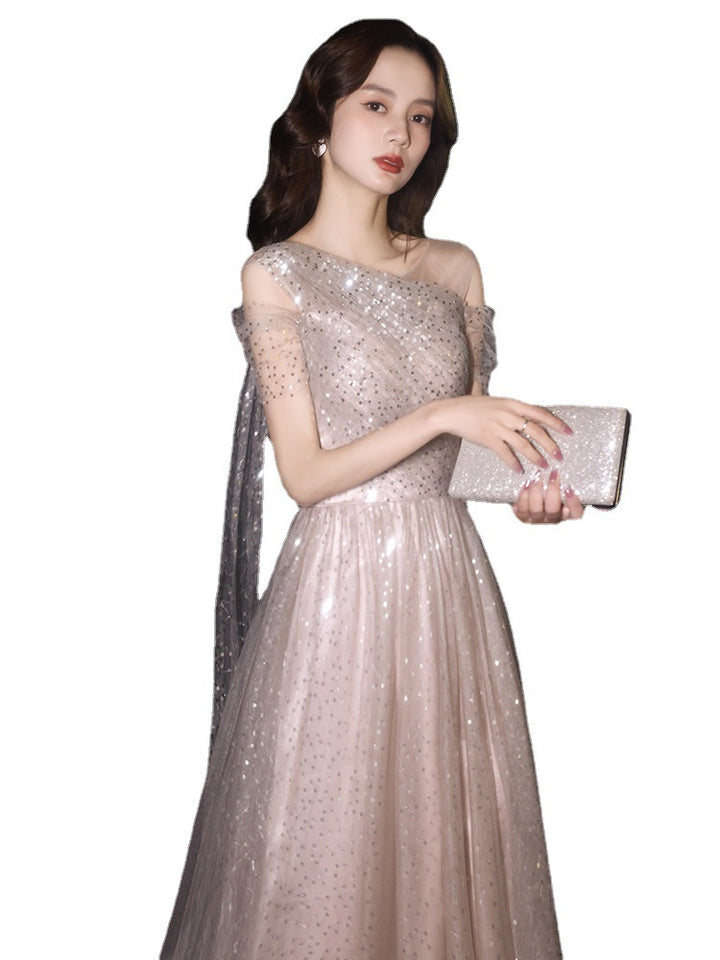 Temperament Entry Lux Niche Host High-end Ladies Dress