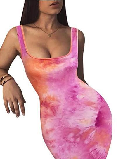 Womens Sexy Bodycon Tank Dress Sleeveless