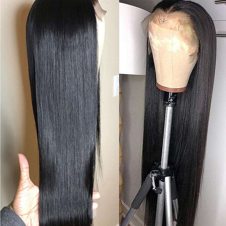 European And American New Style Long Straight Hair Chemical Fiber Headgear