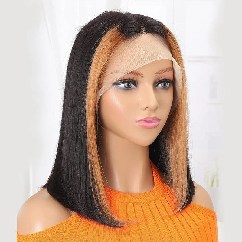 Women's Fashion Personalized Lace Straight Wig