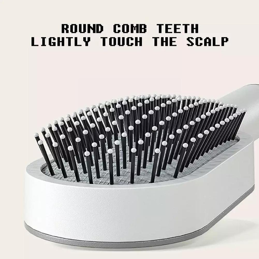 Women Fashion 3D Hair Growth Comb Hairbrush Self-Cleaning Hair Brush  Self Cleaning Hair Brush For Women Massage Scalp Promote Blood Circulation Anti Hair Loss