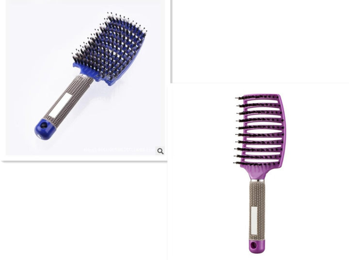 Hairbrush Anti Klit Brushy Haarborstel Women Detangler Hair Brush Bristle Nylon Scalp Massage  Teaser Hair Brush Comb