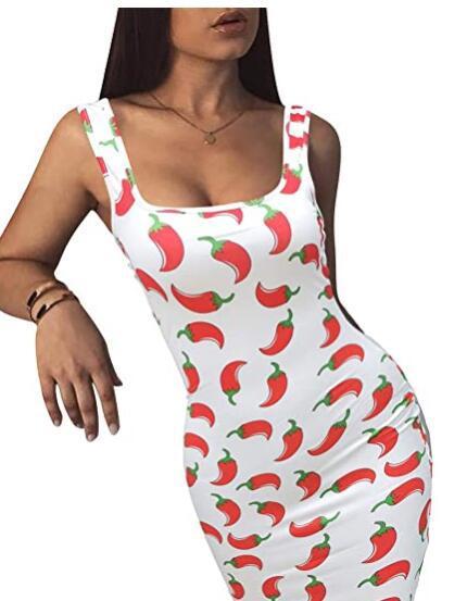 Womens Sexy Bodycon Tank Dress Sleeveless