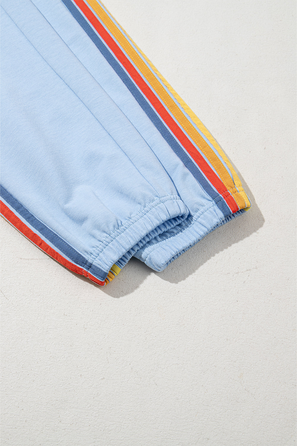 Light Blue Counting Rainbows High Waist Sweatpants