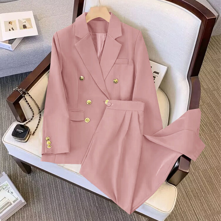 Women's Suit Jacket Bell-bottom Pants Business Suit