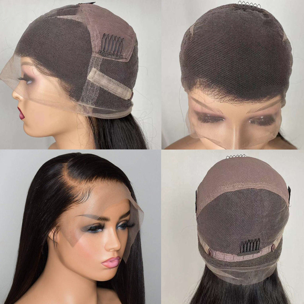 Full Lace Head Cover With Real Hair