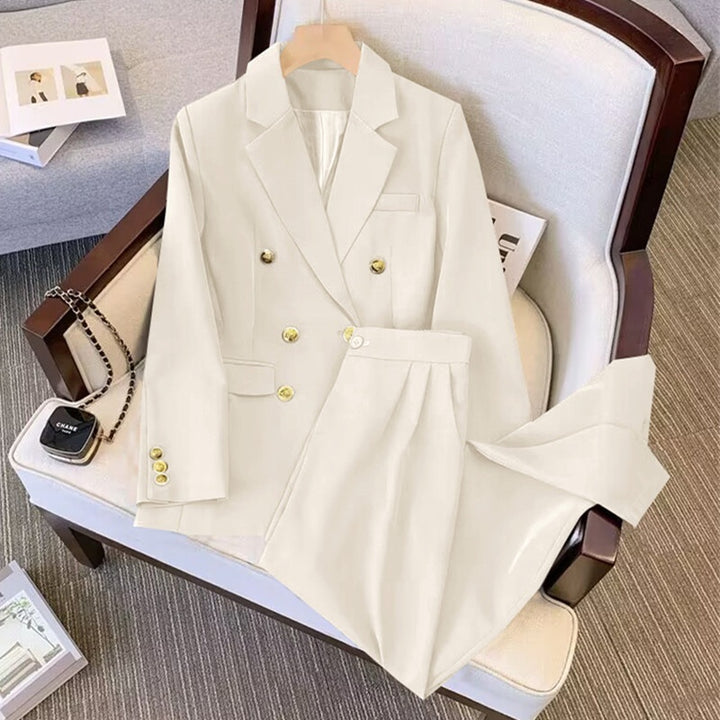 Women's Suit Jacket Bell-bottom Pants Business Suit