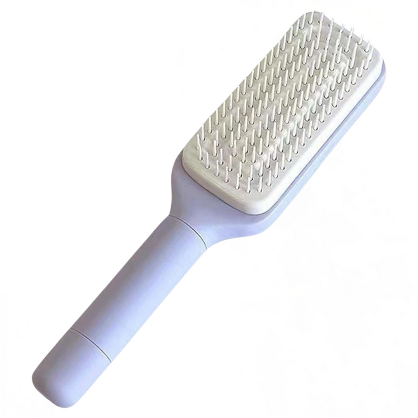 4 In 1 Self Cleaning Hair Brush New Self-Cleaning Anti-Static Massage Comb Scalable Rotate Lifting Self Cleaning Hairbrush