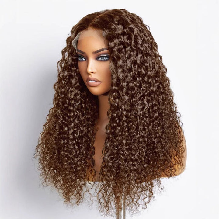 Chocolate Brown Human Hair Wig For Women