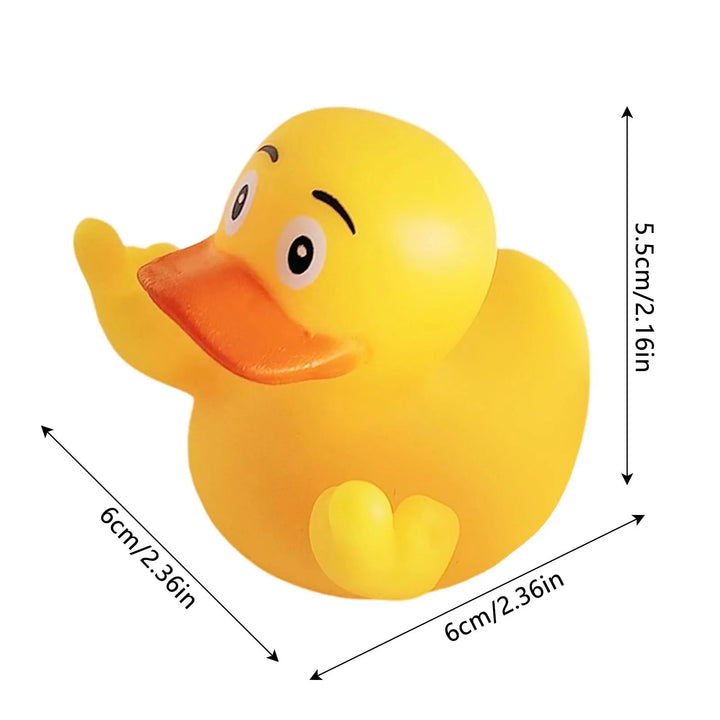 Middle Finger Duck Car Decoration Personalized Ornaments Desktop Auto Decoration for Living Room Coffee Table